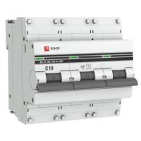 EKF mcb47100-3-10C-pro; Автоматический выключатель 3P 10А (C) 10kA ВА 47-100 PROxima