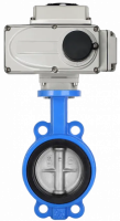 Затвор дисковый поворотный HORNHOF HB303 PTFE, DN150, PN16, с электроприводом
