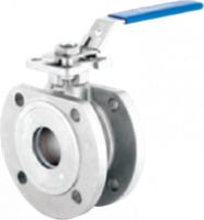 Кран шаровой фланцевый узкий нержавеющий 1_1/4", VDSM-VS32/4 AISI 304-316 АРТ18