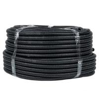 EKF tpnd-20-25m; Труба гофрированная ПНД Plast с зондом d20мм (25м.) черная PROxima